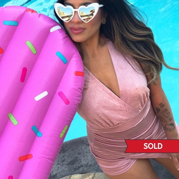 Blue Blush Pants - Skort Romper